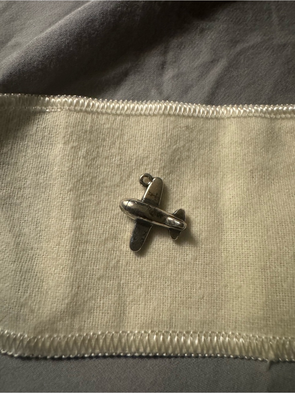 James Avery Silver Airplane Charm